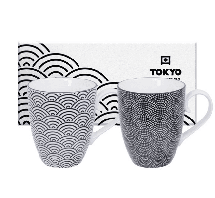 TOKYO DESIGN - 2 Mugs Nippon Noir